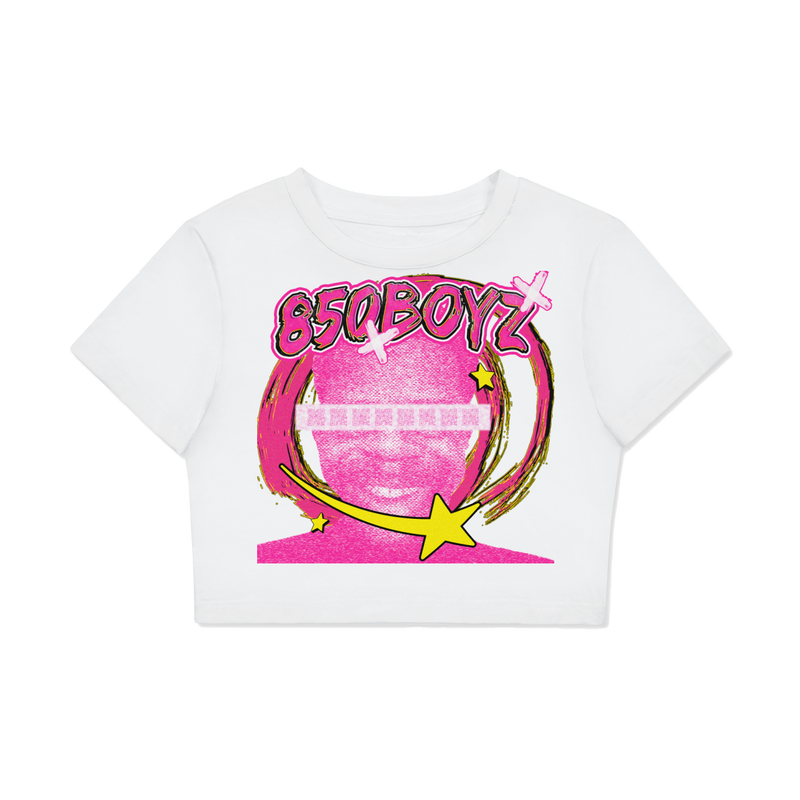 850Boyz - Starburst Graphic Crop Tee